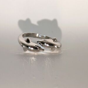 Sterling Silver Dolphin Ring